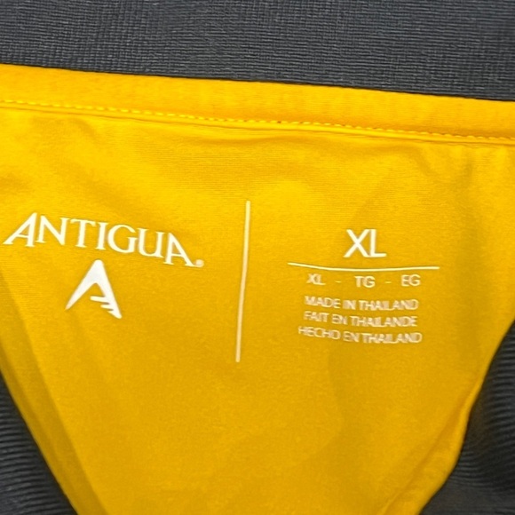 Buck Hill Falls PA Mens Golf Polo Tennis Athletic Summer Sports Black Shirt - Picture 4 of 5